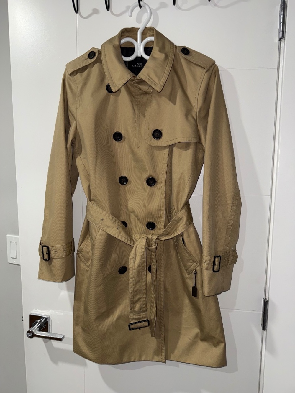 Coach Classic Trench Coat- tan/camel